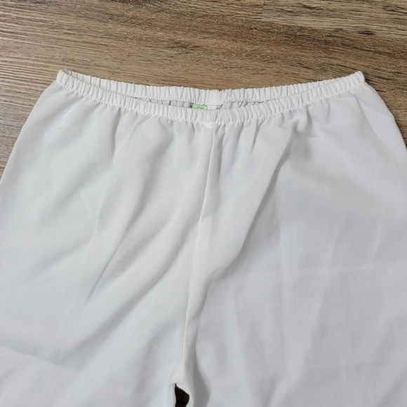 NEW Boutique Muguet Collection white w/blue trim pajama set size 5 - Picture 4 of 6